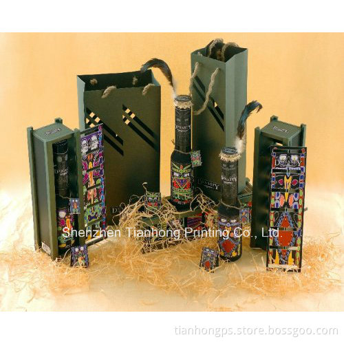 Wine Paper Bag (OEM-PB029) , Packaging Paper Bags